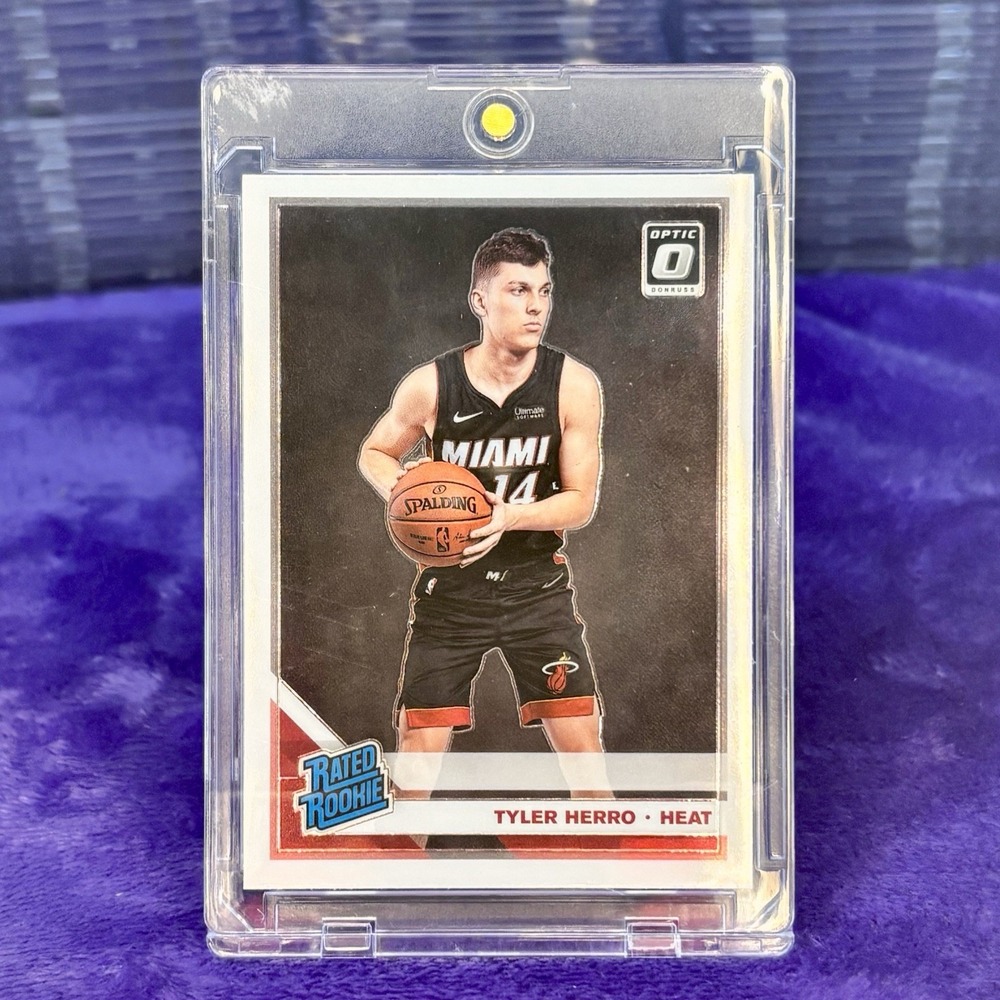Tyler Herro 2019-20 Donruss Optic #172 Rated Rookie RC Miami Heat Card